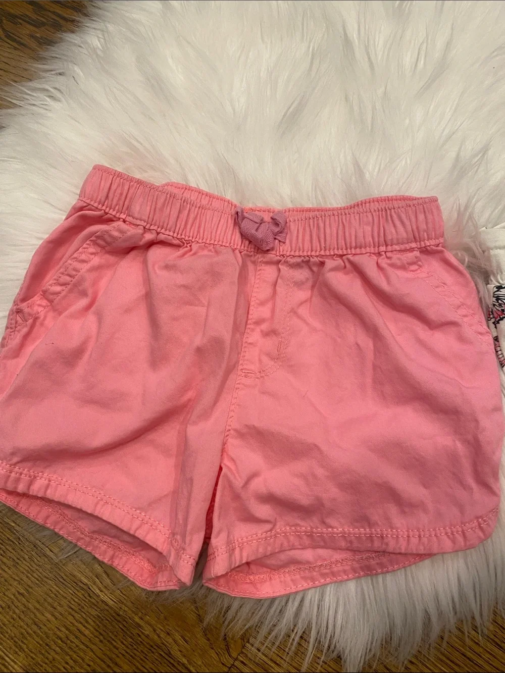 Girls 6-Pack Cotton Blend Pull-On Shorts - Mixed Colors and Prints 5T